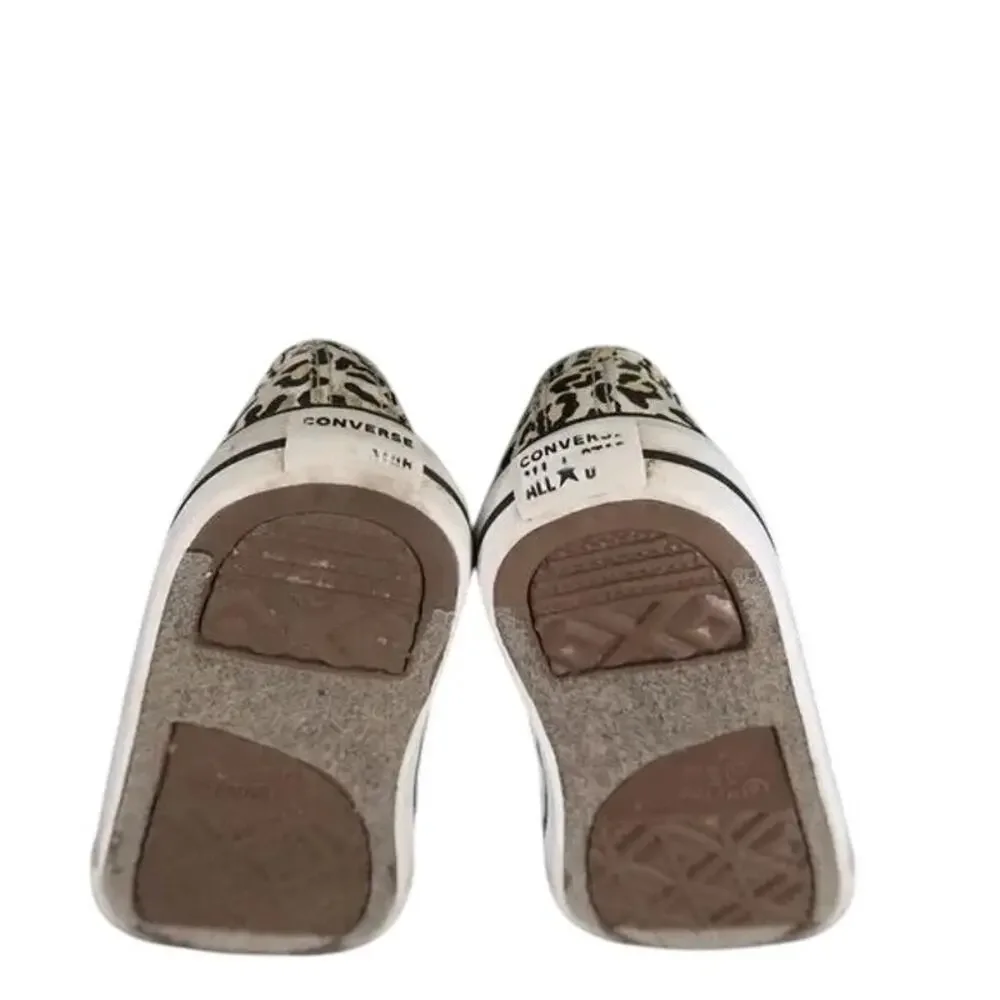 Converse Shoes Infant 9 Sneakers Chuck Taylor All Star Low Toddler Leopard Print